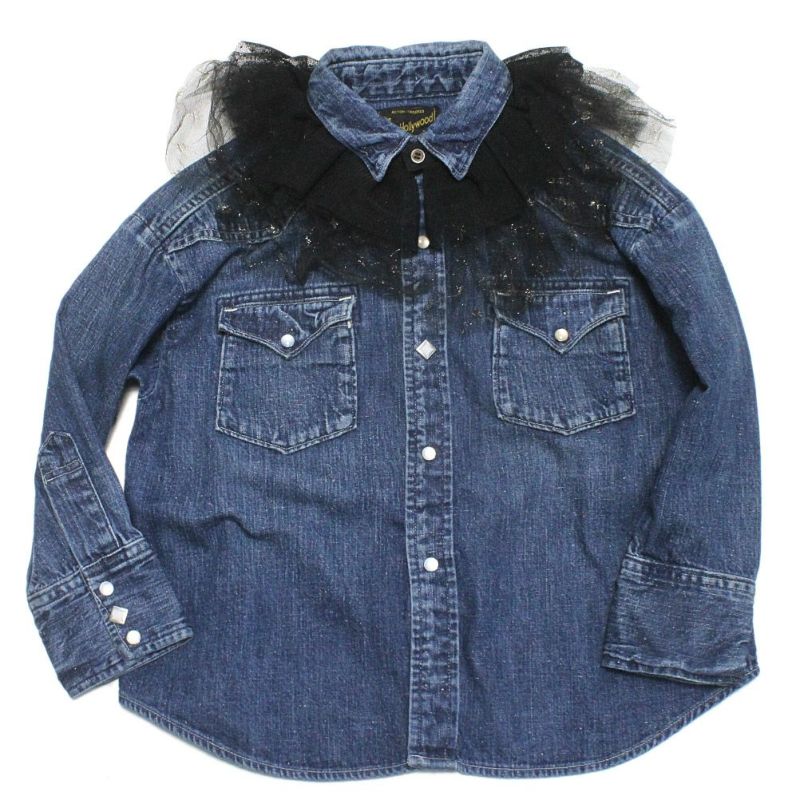 シンマイニチデニムパンツ ライトブルー