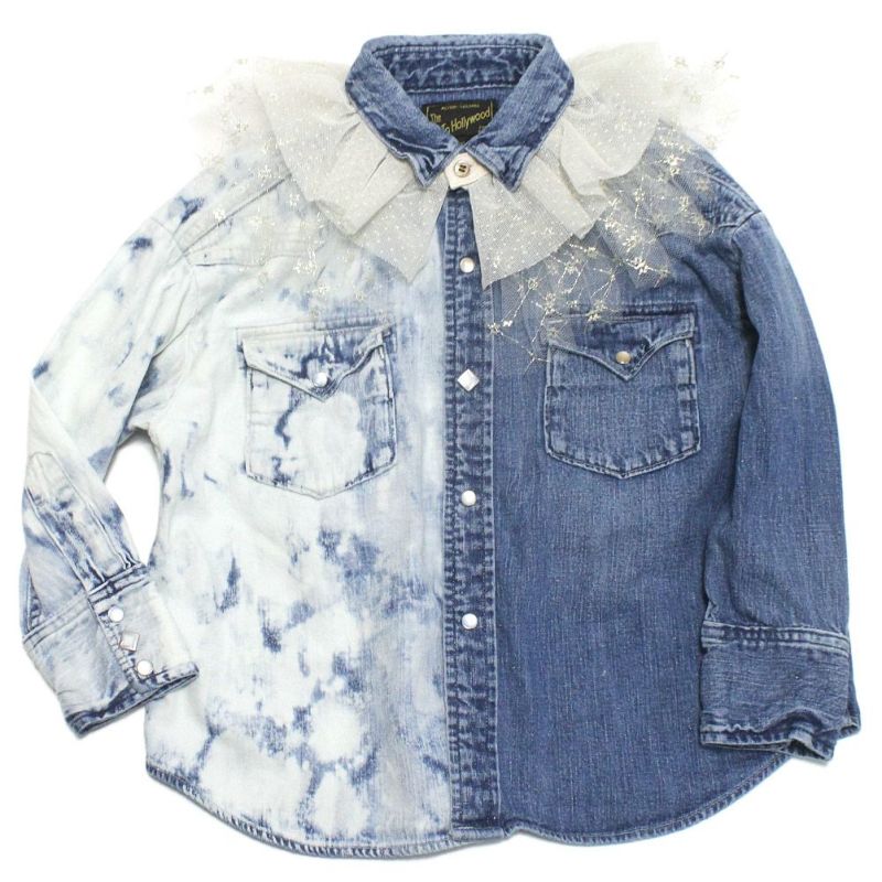 シンマイニチデニムパンツ ライトブルー