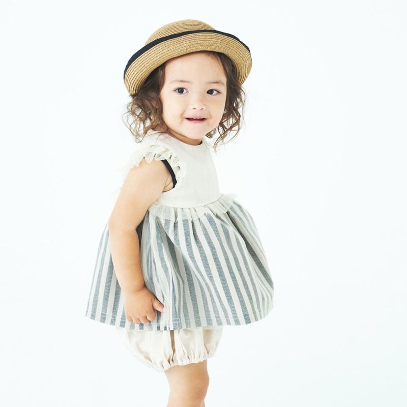 シンマイニチデニムパンツ ライトブルー